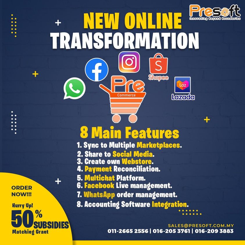 Pre-Commerce – New Online Transformation