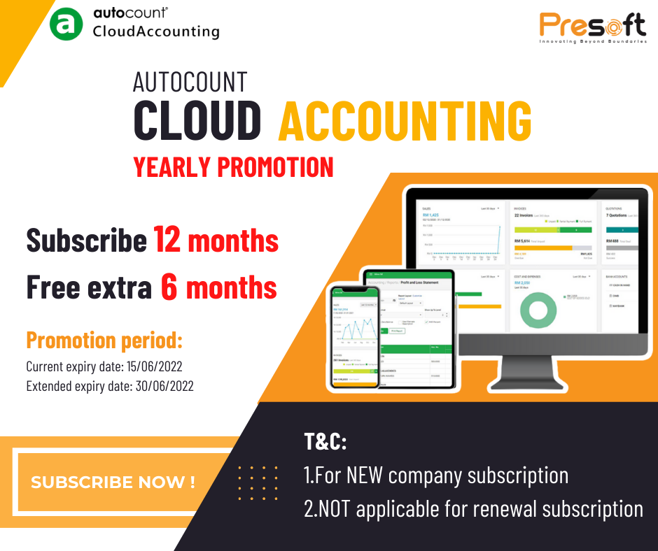 Cloud Accounting Yearly Promotion